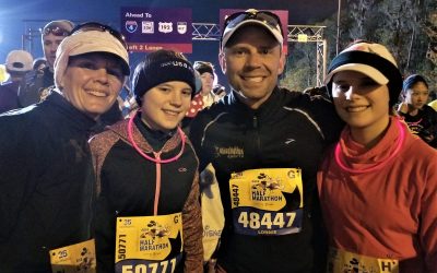 Twin Girls Teach Dad Valuable Life Lessons During  Half-Marathon