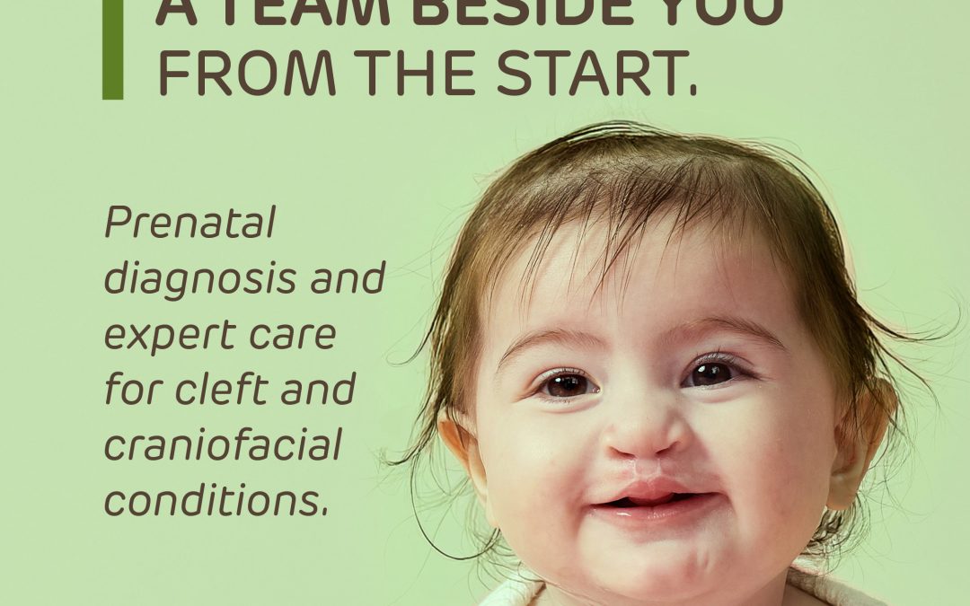 A diagnosis before birth. A team beside you from the start. Prenatal diagnosis and expert care for cleft and craniofacial conditions. CHOP. Baby smiles after cleft lip treatment.